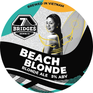 7 Bridges Brewing Co. - Beach Blonde - Blonde Ale 20L Talos Keg  (A type Coupler)