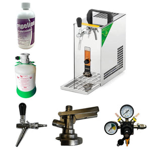 Lindr 20/K Starter kit for Guinness - Includes coupler, gas valve, nitro tap and cleaning bottle