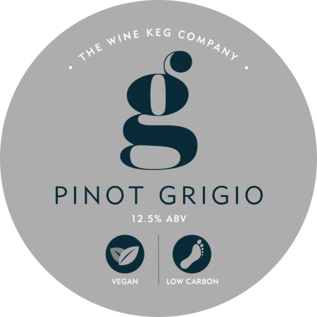 Pinot Grigio (White Wine) | The Wine Keg Co - 20 Litre - Polykeg (Sankey)