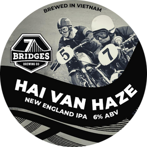 7 Bridges Brewing Co. - Hai Van Haze - New England IPA - 20L Talos Keg  (A type Coupler)