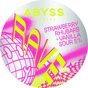 Abyss Brewing - Rave - Strawberry, Rhubarb and Vanilla Sour - 30L Keykeg