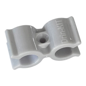 Drin-Klip - Beer and gas line pipe clip white