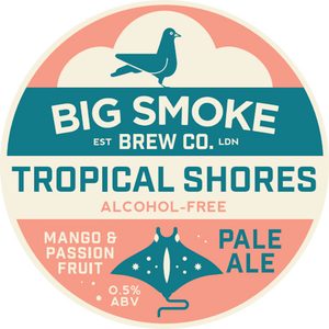 Big Smoke Brew Co - Tropical Shores - Pale Ale (Alcohol Free) - 20L Keykeg