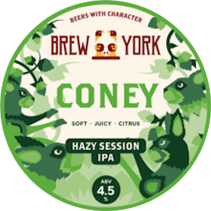 Brew York - Coney - Hazy session IPA 30L Keykeg