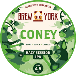 Brew York - Coney - Hazy session IPA 30L Keykeg