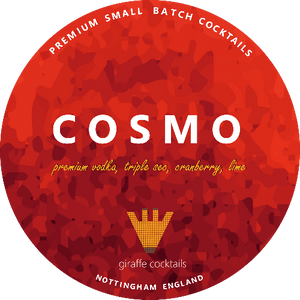 Giraffe Cocktails - Cosmopolitan 12 Litre Polykeg (Sankey coupler) - National Mobile Bars