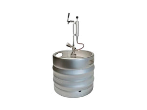 Draught beer keg party pump dispenser
