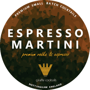 Giraffe Cocktails - Espresso Martini 20 Litre Polykeg (Sankey coupler) - National Mobile Bars