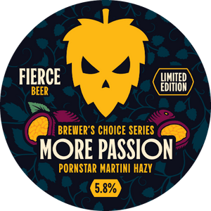 Fierce Beer - More Passion - Pornstar Martini Hazy - 30L Polykeg