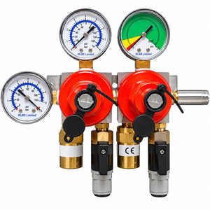 Wall Mounted 2-Stage CO2 Regulator – Soft Drinks & Soda Carbonators