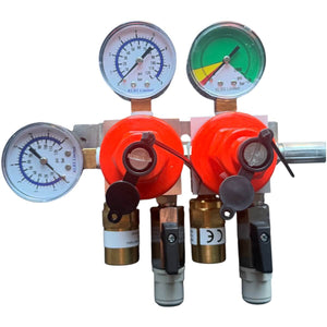Wall Mounted 2-Stage CO2 Regulator – Soft Drinks & Soda Carbonators