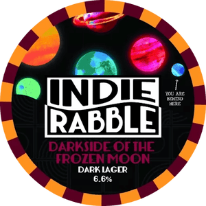 Indie Rabble - Darkside of the Frozen Moon - Dark Lager 30L Keykeg