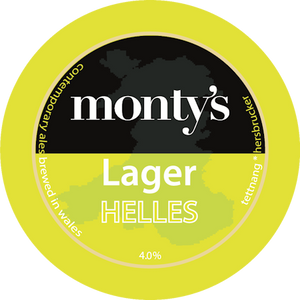Monty's - Helles Style Lager - 30L Keykeg
