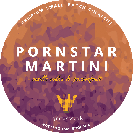 Giraffe Cocktails - Pornstar Martini 12 Litre Polykeg (Sankey coupler) - National Mobile Bars