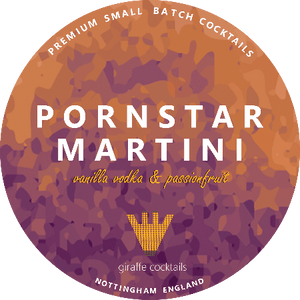 Giraffe Cocktails - Pornstar Martini 20 Litre Polykeg (Sankey coupler) - National Mobile Bars