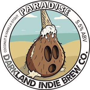 Darkland Indie Brew Co - Paradise Coconut & Vanilla Stout   - 30L Polykeg