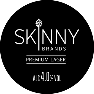 SkinnyBrands - Premium Lager - 24 Litre Polykeg (Sankey)