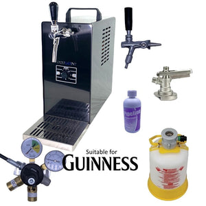 Portapint 25C Starter kit for Guinness - Includes coupler, gas valve, nitro tap and cleaning bottle
