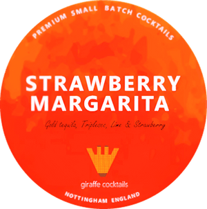 Giraffe Cocktails - Strawberry Margarita 12 Litre Polykeg (Sankey coupler)