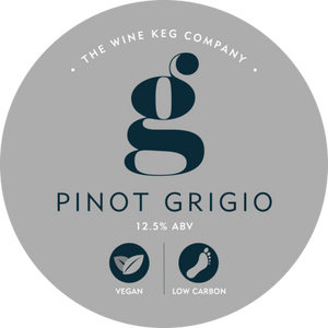 Pinot Grigio (White Wine) | The Wine Keg Co - 20 Litre - Polykeg (Sankey)