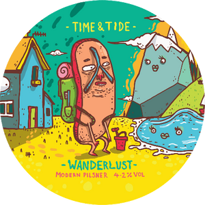 Time & Tide Brewery - Wanderlust - Modern Pilsner  30L Keykeg