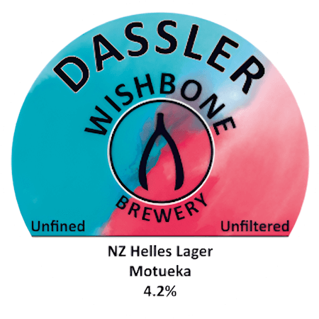 Wishbone Brewery - Dassler Helles Lager - 30L Keykeg