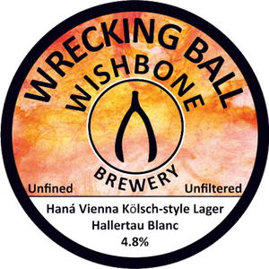 Wishbone Brewery - Wrecking Ball Lager - 30L Keykeg
