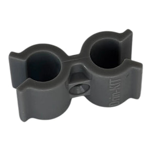 Drin-Klip - Beer and gas line pipe clip grey