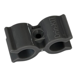 Drin-Klip - Beer and gas line pipe clip grey