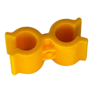 Drin-Klip - Beer and gas line pipe clip Yellow