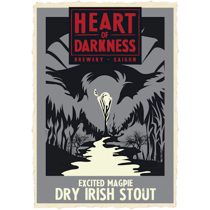 Heart of Darkness - Excited Magpie Nitro Dry Stout 20L Keykeg