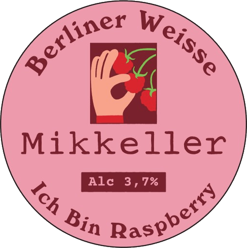 Mikkeller - Evergreen - Hallo Ich Bin - Raspberry Berliner Weisse 30L Keykeg - National Mobile Bars