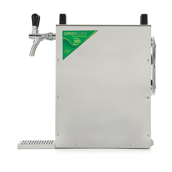 Lindr 155/K Twin Tap Draught Dispenser - Green Line - National Mobile Bars